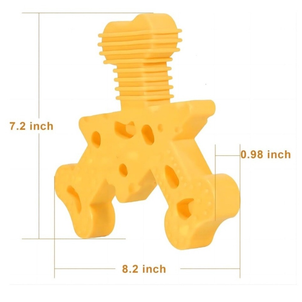 5/$20! Running Cheese Durable Dog Bone Aggressive‎ Chewers. Cheese Flavor! - Picture 3 of 3